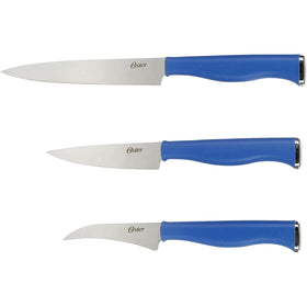 Oster Langmore 7-inch santoku knife for versatile chopping tasks.