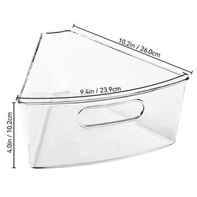 Oubonun set of six bins supports an organized pantry or cabinet storage.