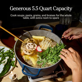 Our Place Perfect Pot comes with a spatula for serving