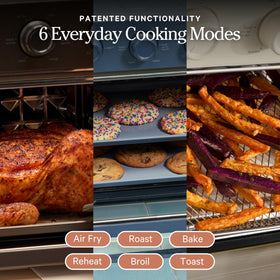 Our Place Wonder Oven air fry basket ready for crisping small batches.