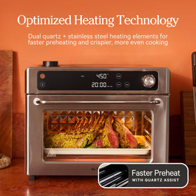 Our Place Wonder Oven Pro large air fry basket and tray deliver crispy results