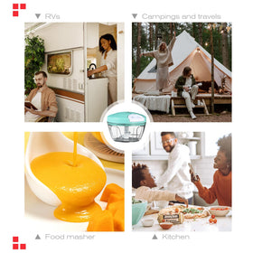 Ourokhome outdoor-use-ready chopper ideal for camping and RV trips