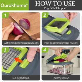 Ourokhome cleaning brush and fork aid quick maintenance.