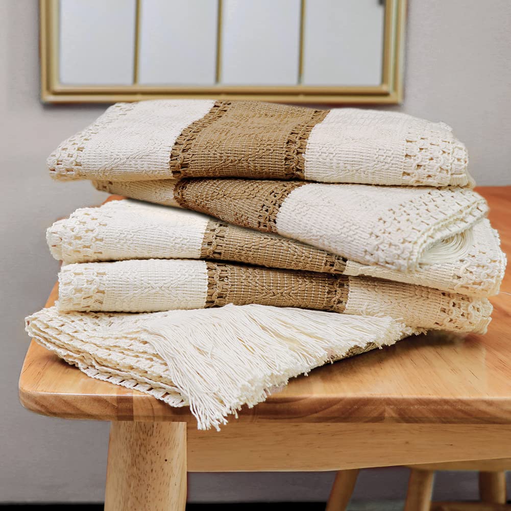 OurWarm boho farmhouse table decor accessory enhances warm ambiance