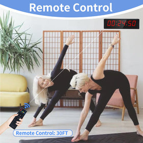 Ousmile large stopwatch bright LED display readable from far distances during training.