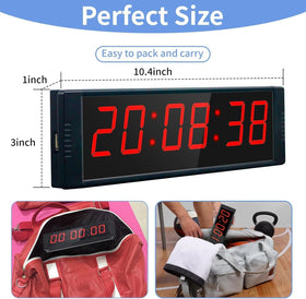 Ousmile stopwatch side buttons enabling quick start and stop during training.