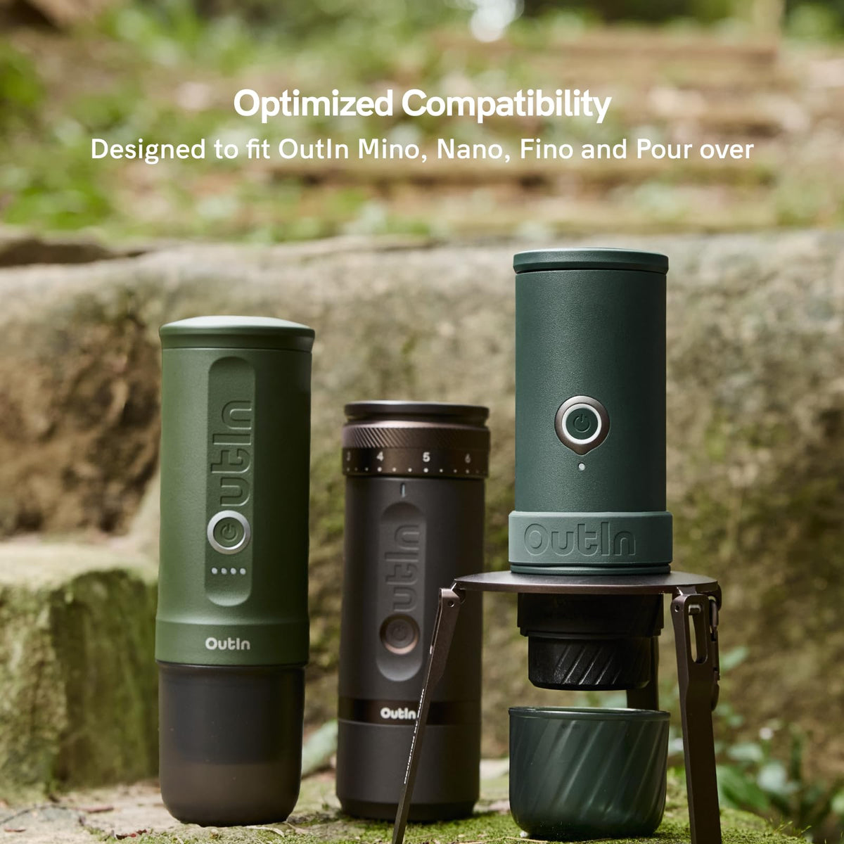 OutIn compatibility with Mino and Nano for standard drippers.