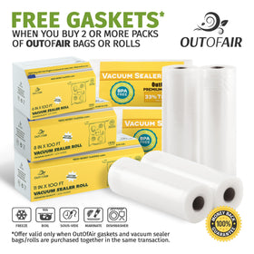 OutOfAir vacuum rolls safety and multi-use function highlight boiling and microwaving.