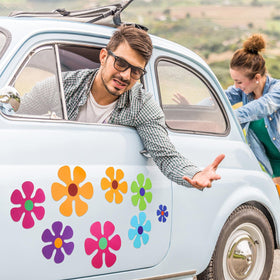Outus flower magnet for whiteboards, colorful decor and quick attachment