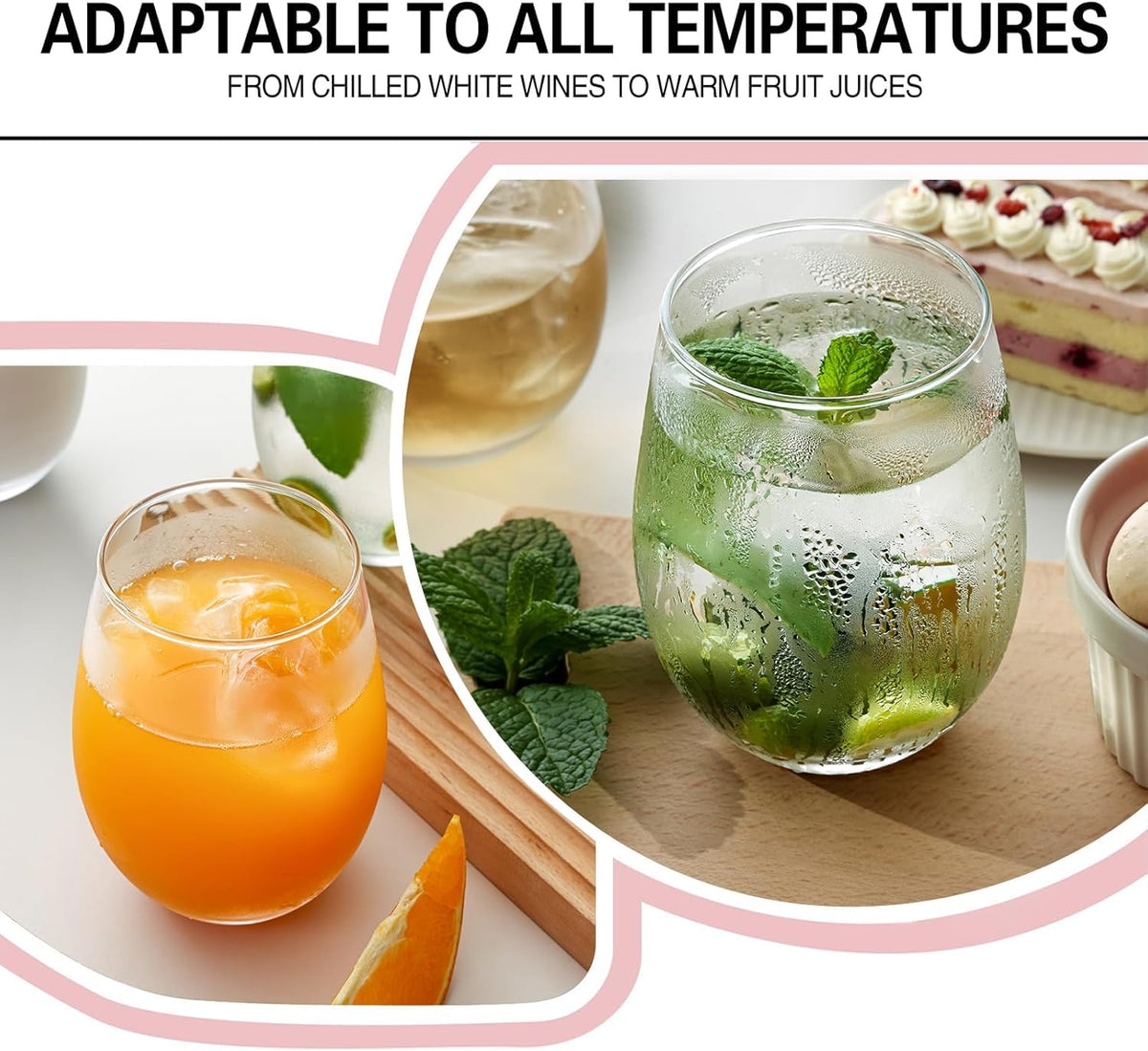 OUWO lead-free glass design offers safe, durable entertaining at home.