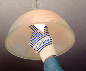 Ove Glove is machine washable for easy cleanup after use