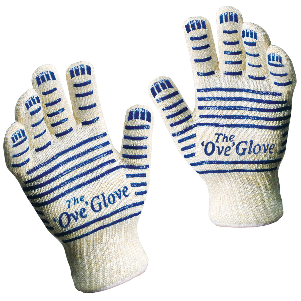 Ove Glove suitable for left or right hand tasks in kitchen and BBQ