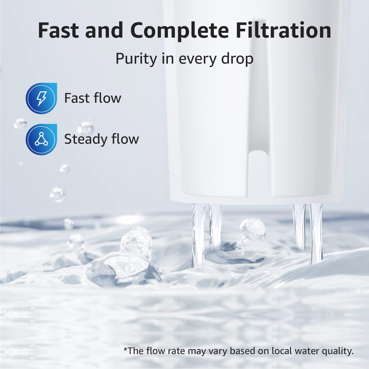 Overbest ion exchange resin layer reduces impurities for cleaner water.