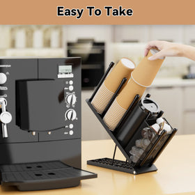 OVICAR easy-assembly and cleaning cup dispenser for quick setup