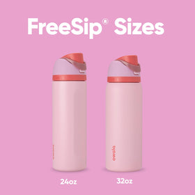 Owala FreeSip 24-ounce insulated bottle keeps drinks cold for hours
