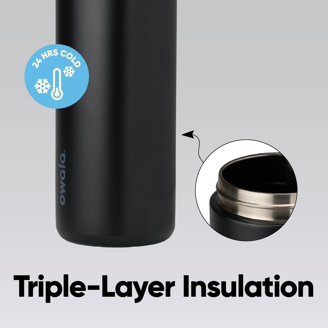 Owala FreeSip bottle locking lid to prevent spills