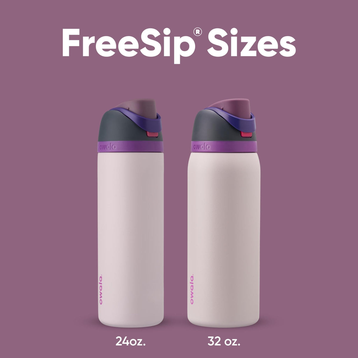 Owala FreeSip carry loop doubles as a lock for added security.
