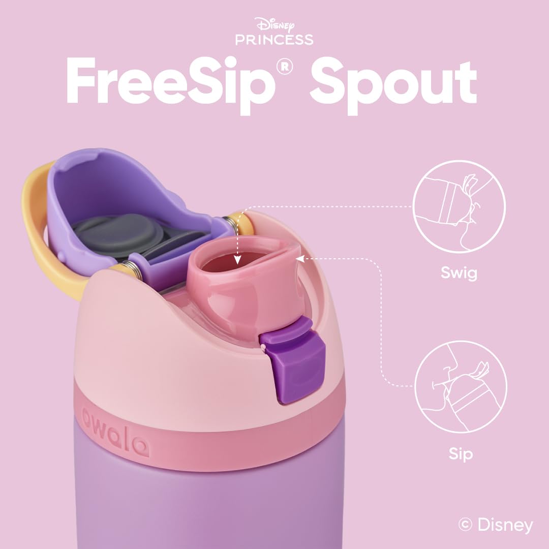 Owala FreeSip spout and straw support upright sipping.