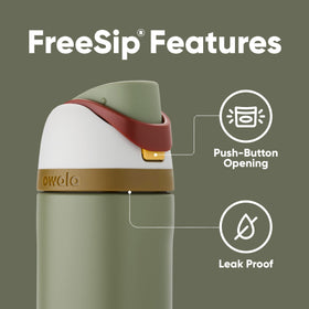 Owala FreeSip insulation keeps drinks cold up to 24 hours