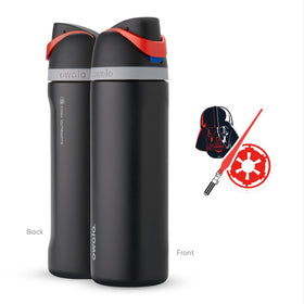 Owala FreeSip Star Wars bottle carry loop with lock for secure transport.