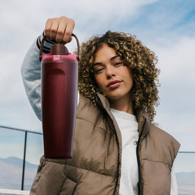 Ideal for travel, school, and sports with built-in straw option on Owala FreeSip Sway.