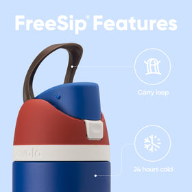 Owala Marvel FreeSip lid with locking feature for clean spout