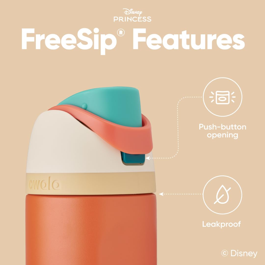 Owala Moana FreeSip wide-mouth opening for quick ice and easy cleaning.