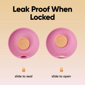 SmoothSip Slider spout for comfortable sipping and reduced spills.