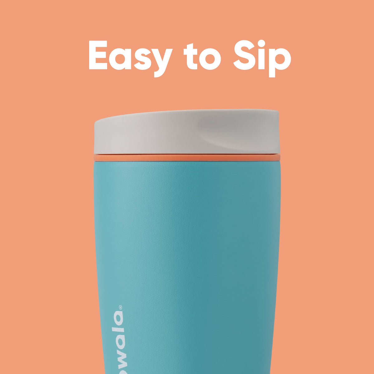 Owala SmoothSip Slider spout offers a controlled sip and reduced spills.