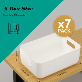 OWill 42L small storage bin fits shelves and drawers