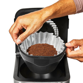OXO Brew large-cup filter fits 12-cup maker with secure filtration.