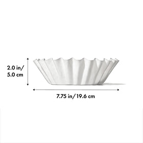 OXO Brew wave-design filter flow emphasizes air and coffee circulation for smoother brew.