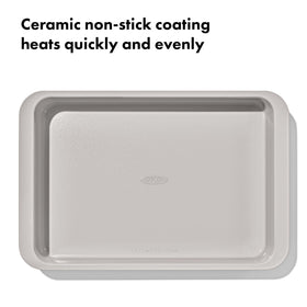 OXO Good Grips pan markings on top simplify selecting the right size