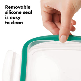 OXO Good Grips locking lids with silicone gasket for leakproof storage