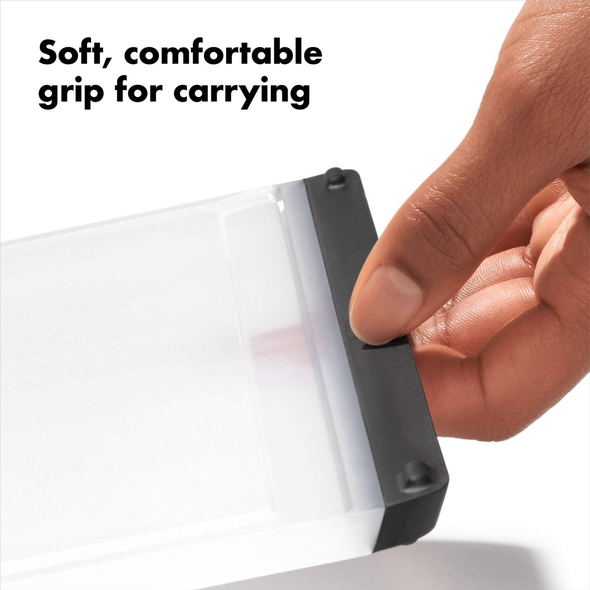 OXO Good Grips non-slip feet maintain board stability during slicing