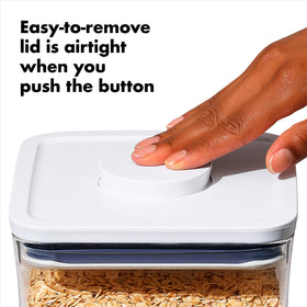 OXO Good Grips POP four-point-four quart container for bulk staples.