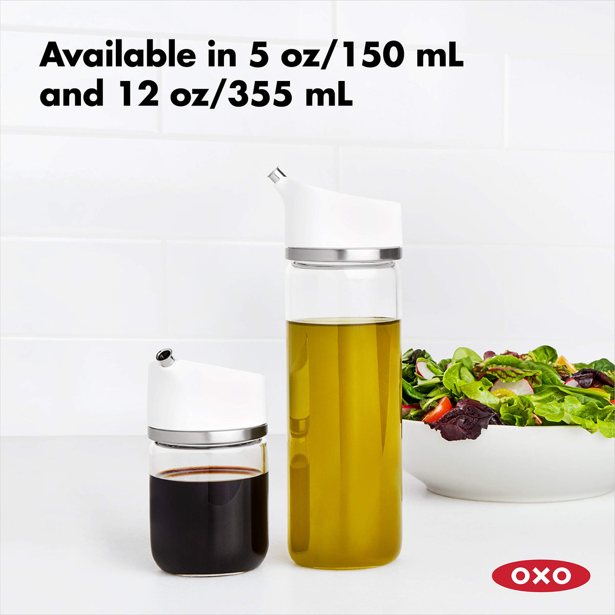 OXO Good Grips Precision Pour Dispenser ideal for oil, vinegar, shoyu and soy sauce