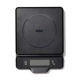 OXO Good Grips 5-lb scale with removable platform for quick cleaning.