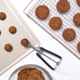 OXO Good Grips small cookie scoop kitchen scene.