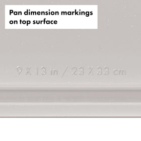 OXO Good Grips wide rims offer secure handling near the oven