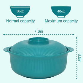 Oylnidea non-slip base bowls prevent spills during meals