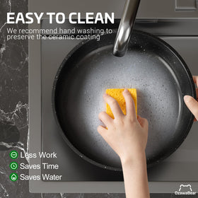 OzawaBear silicone lids seal and go from stove to fridge