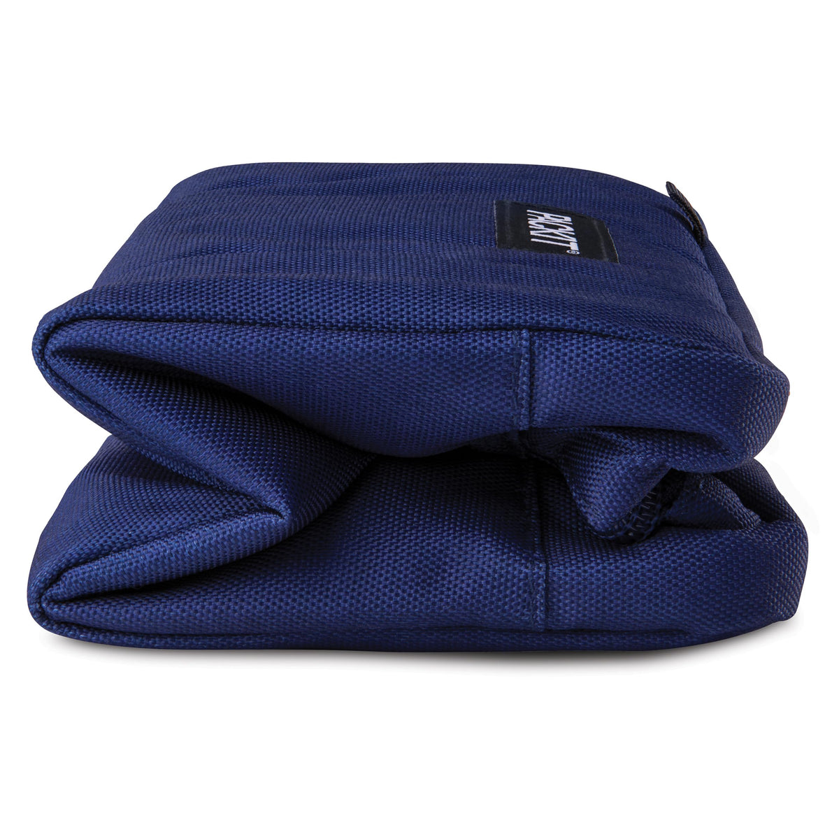 PackIt Freezable Snack Box with buckle handle, clip onto bag for hands-free versatility.
