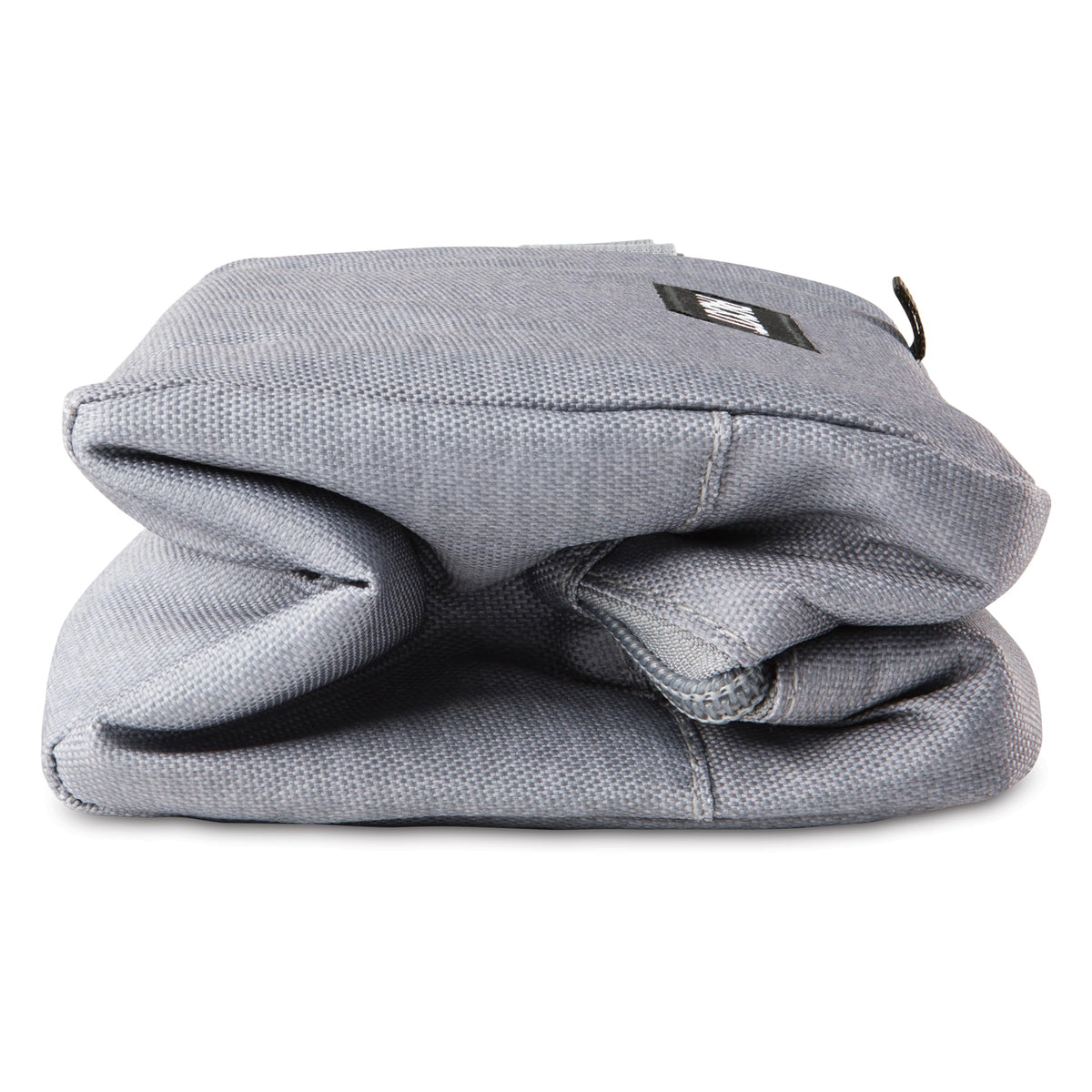 PackIt Freezable Snack Box Gray Fog collapsed size for compact storage