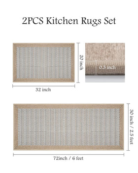 PADOOR 20x32 front-sink mat absorbs spills while you wash dishes.