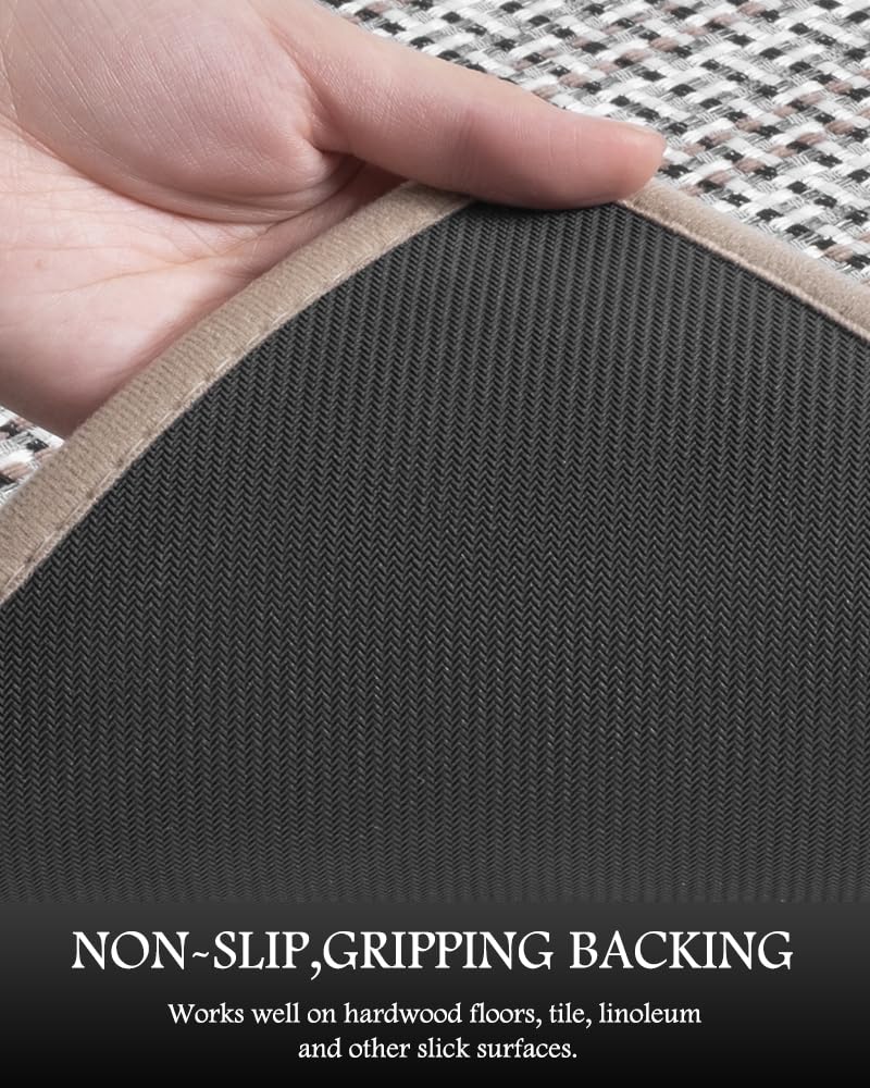 PADOOR non-skid backing offers stable footing on busy floors.