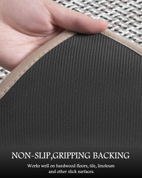 PADOOR non-skid backing offers stable footing on busy floors.