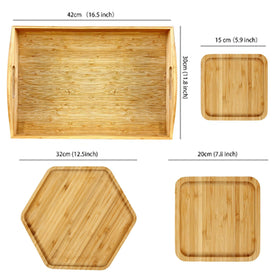 PAFREWOG hexagon small plate adds style to the board for dips and bites