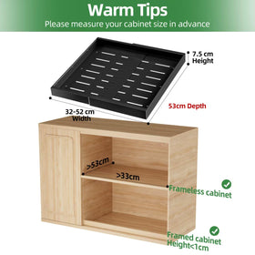 PAKETA nano adhesive installation demonstrates quick, clean mounting inside a cabinet