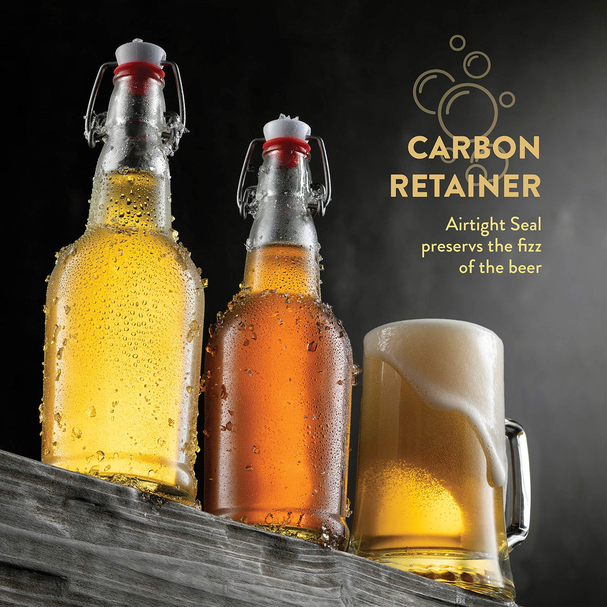 Paksh Novelty bottling solution for homemade drinks, easy to store carbonated beverages.
